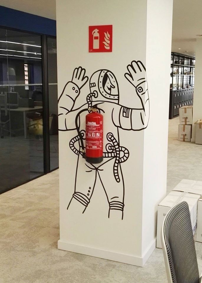 Space Astronaut Fire Extinguisher