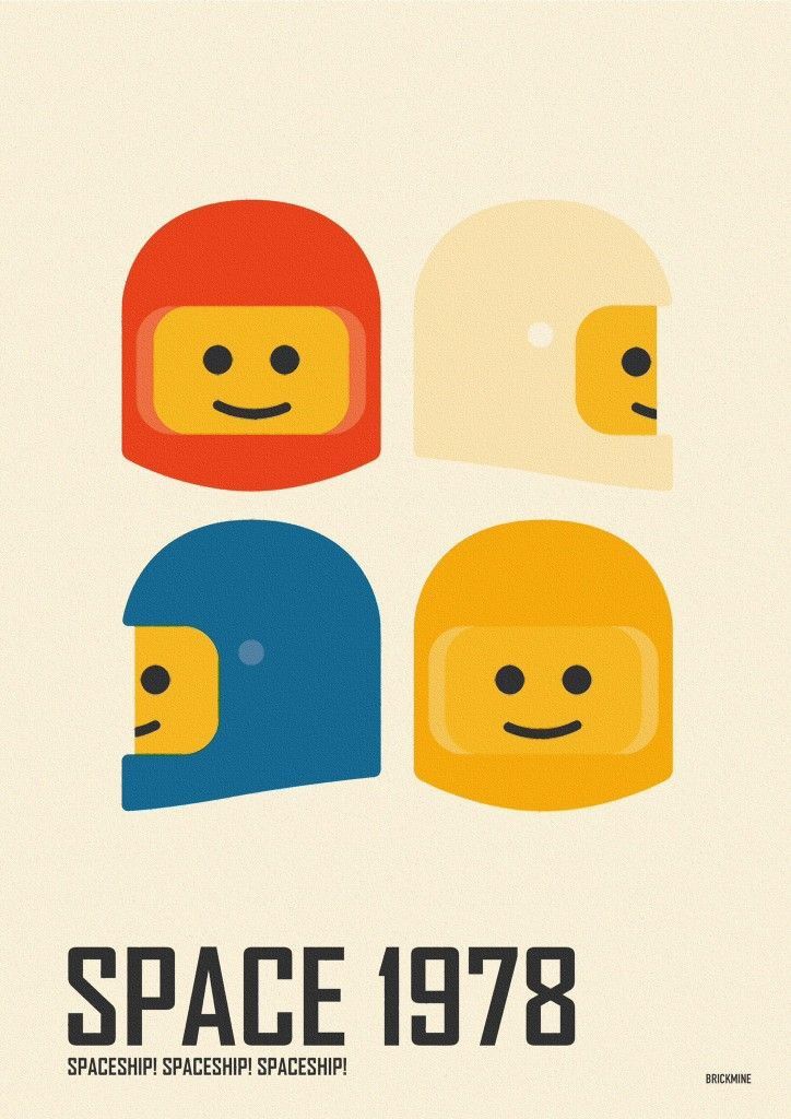 Lego Space Helmet Heads