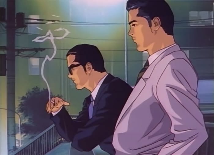 Smoking Man in Suit