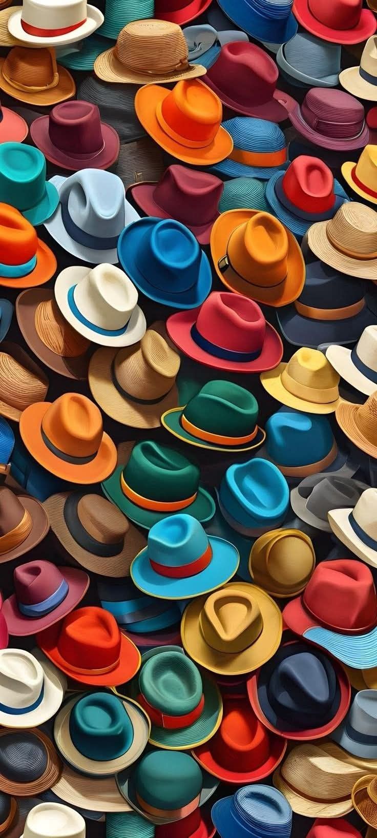 Colorful Fedora Hats