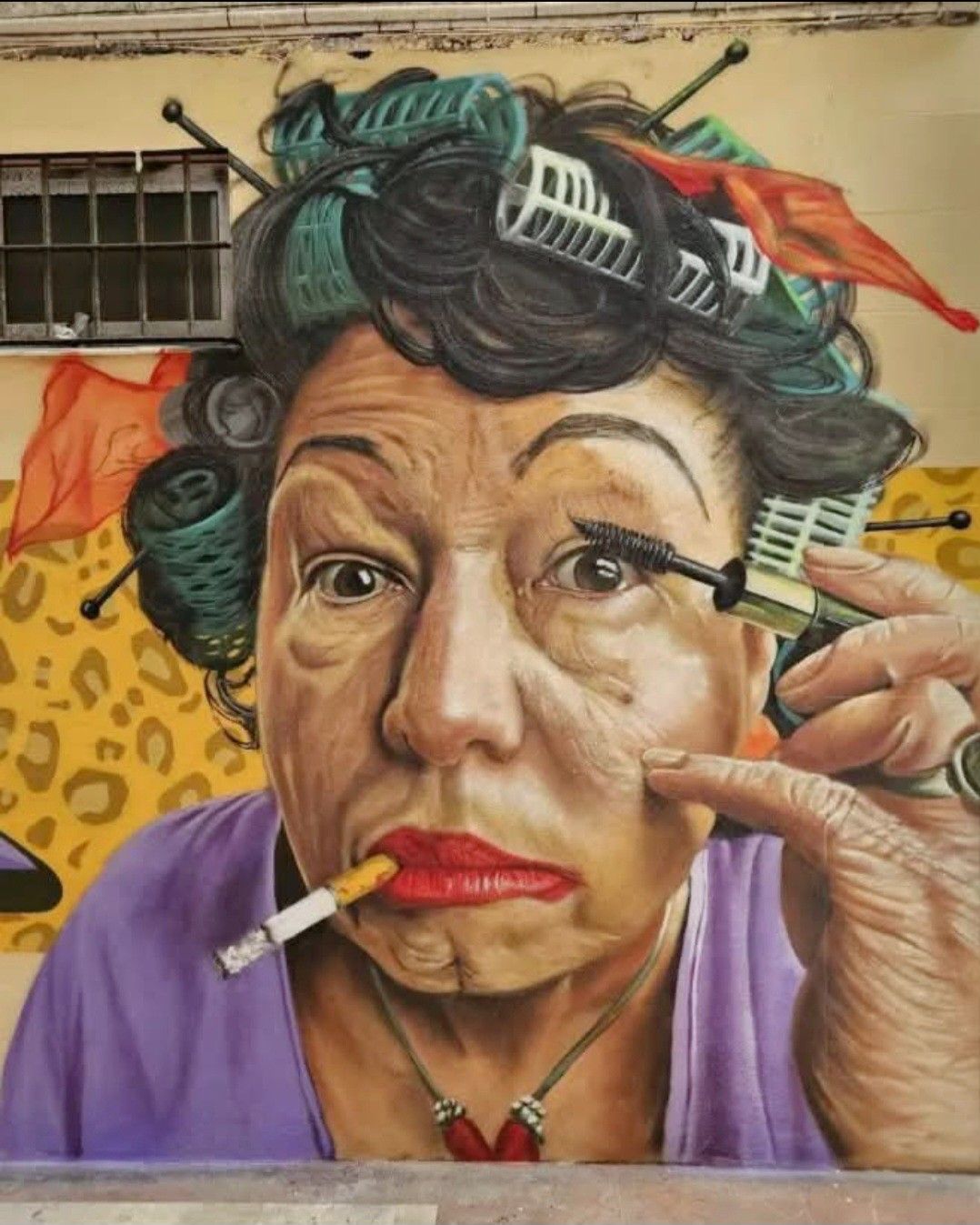 Woman Applying Makeup