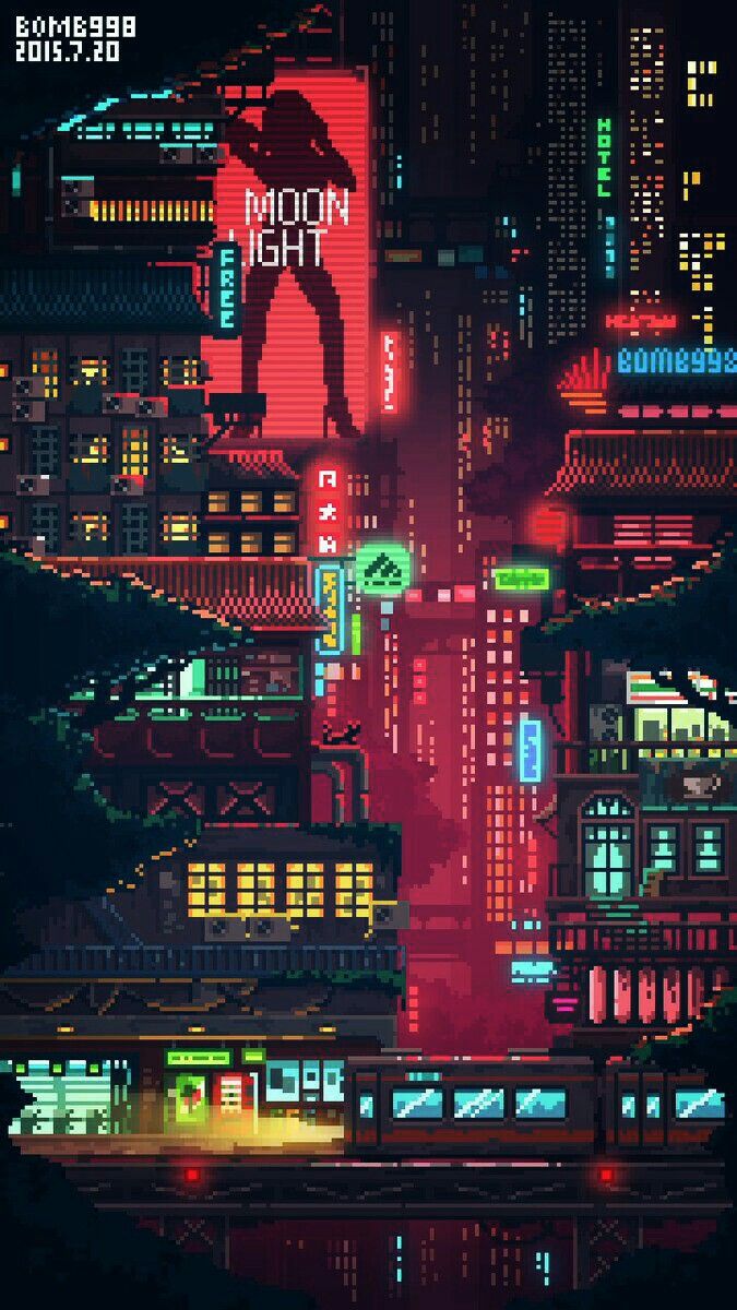 Cyberpunk Neon Cityscape