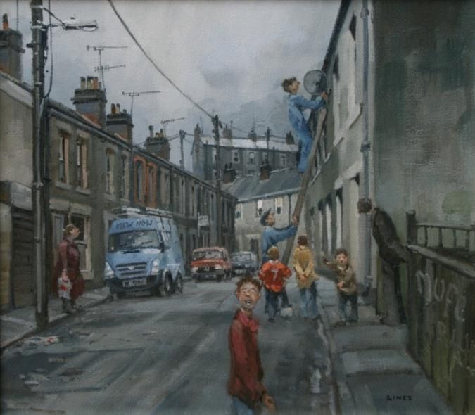 Children playing in the street