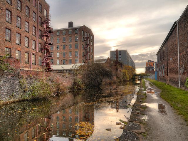 Urban Canal Reflections