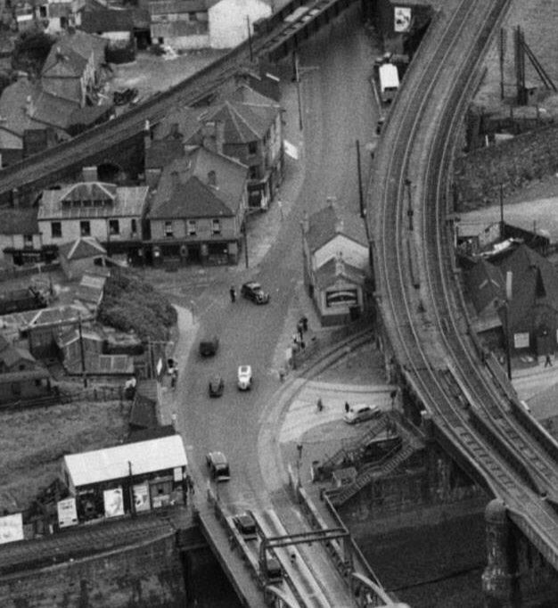 Vintage Railway Station Aerial