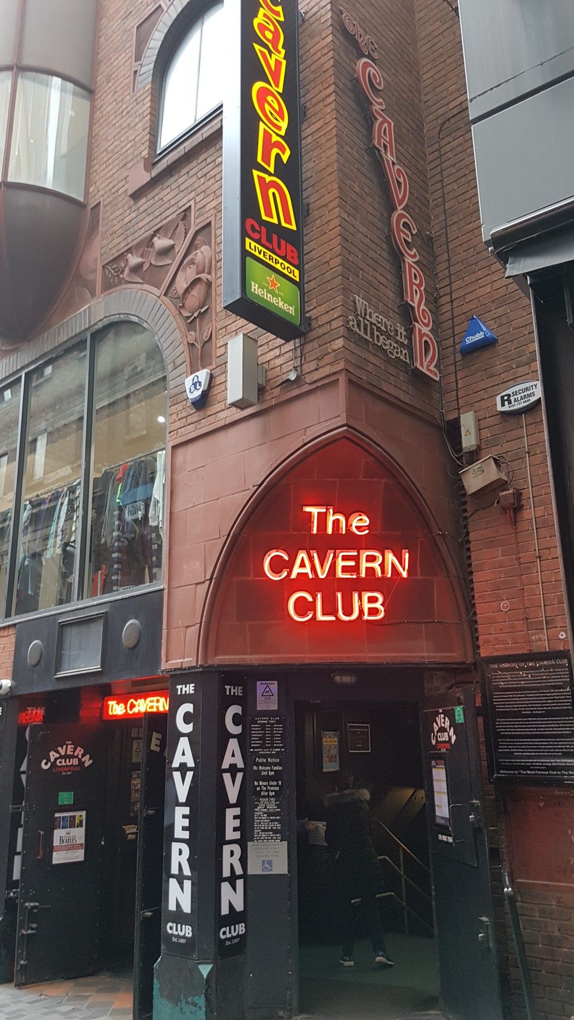 The Cavern Club Neon Sign