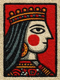 Queen with Red Nose