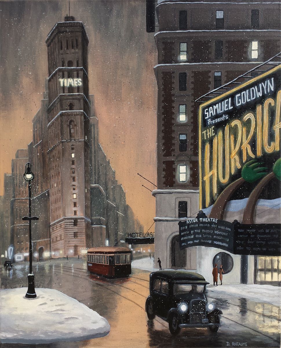 Snowy Cityscape