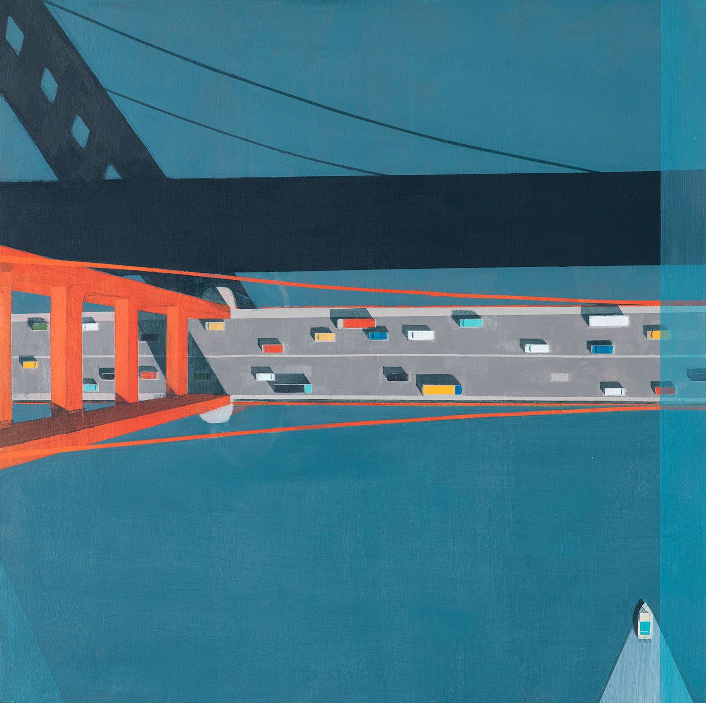 Golden Gate Bridge Abstract
