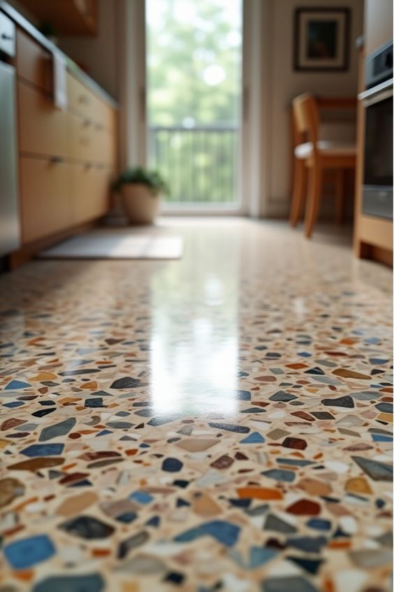 Terrazzo Kitchen Floor
