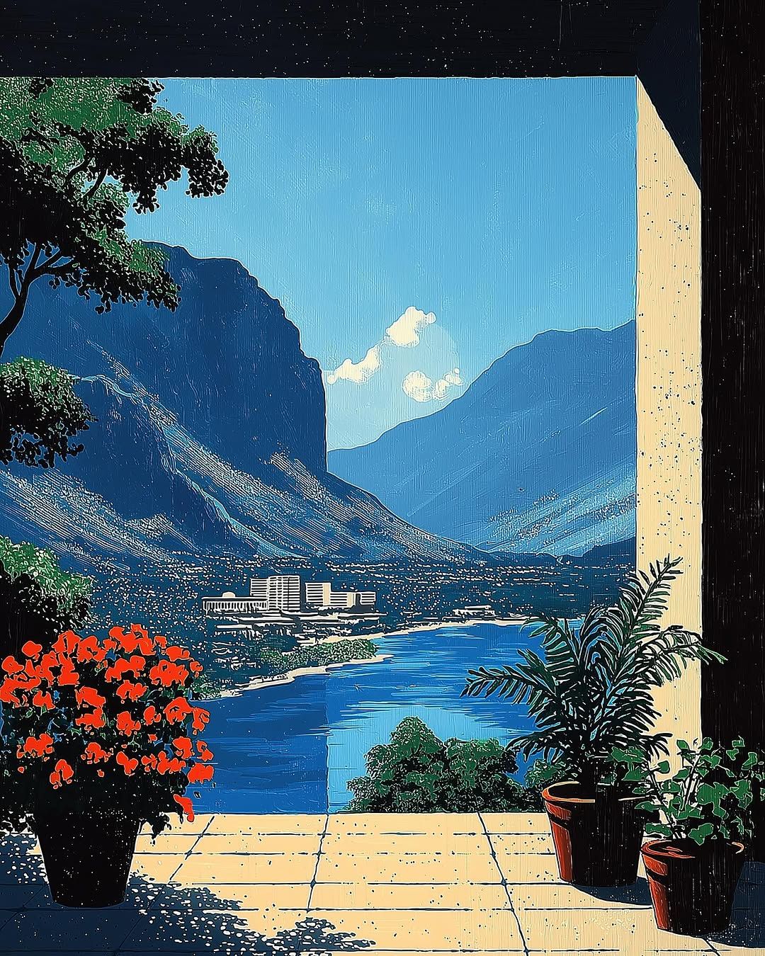Mountain Lake View