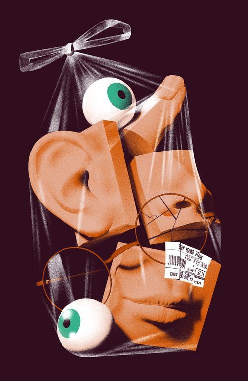 abstract surreal portrait