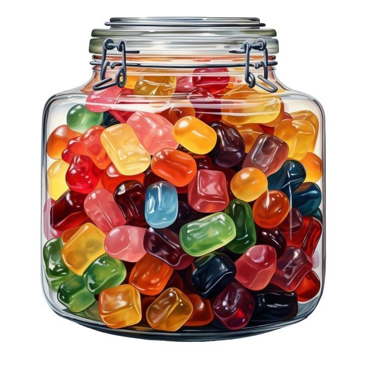 Gummy Bears in a Jar