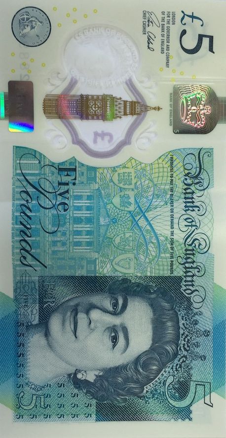 Five Pounds Note