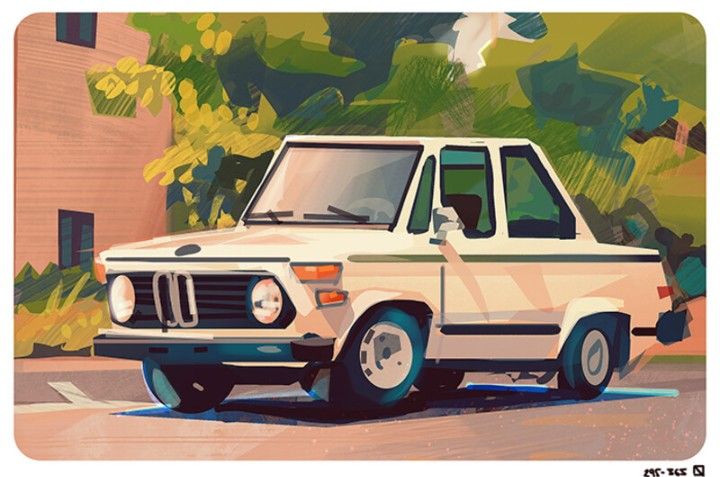 Vintage BMW Artwork