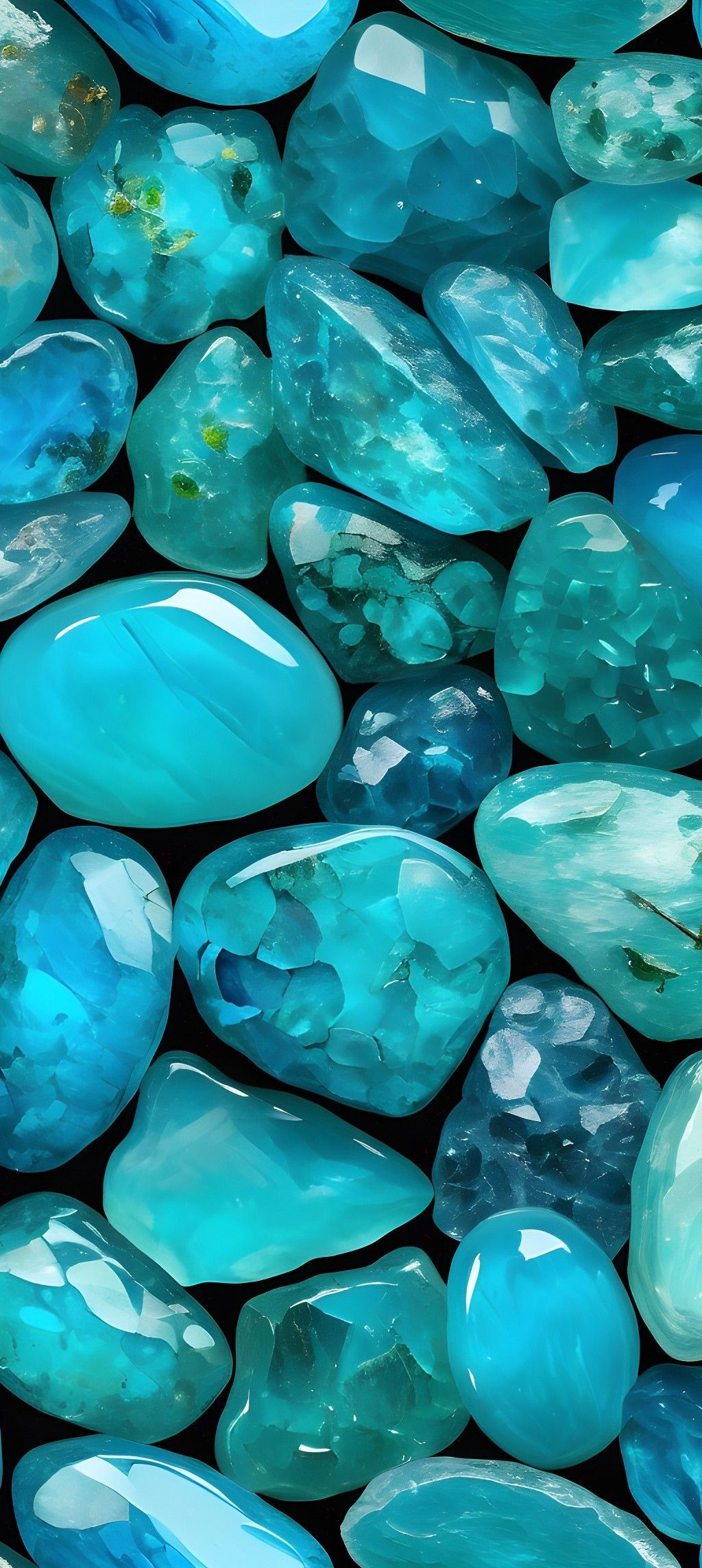 Glistening Turquoise Stones