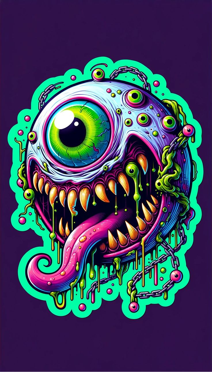 Psychedelic Monster Eye