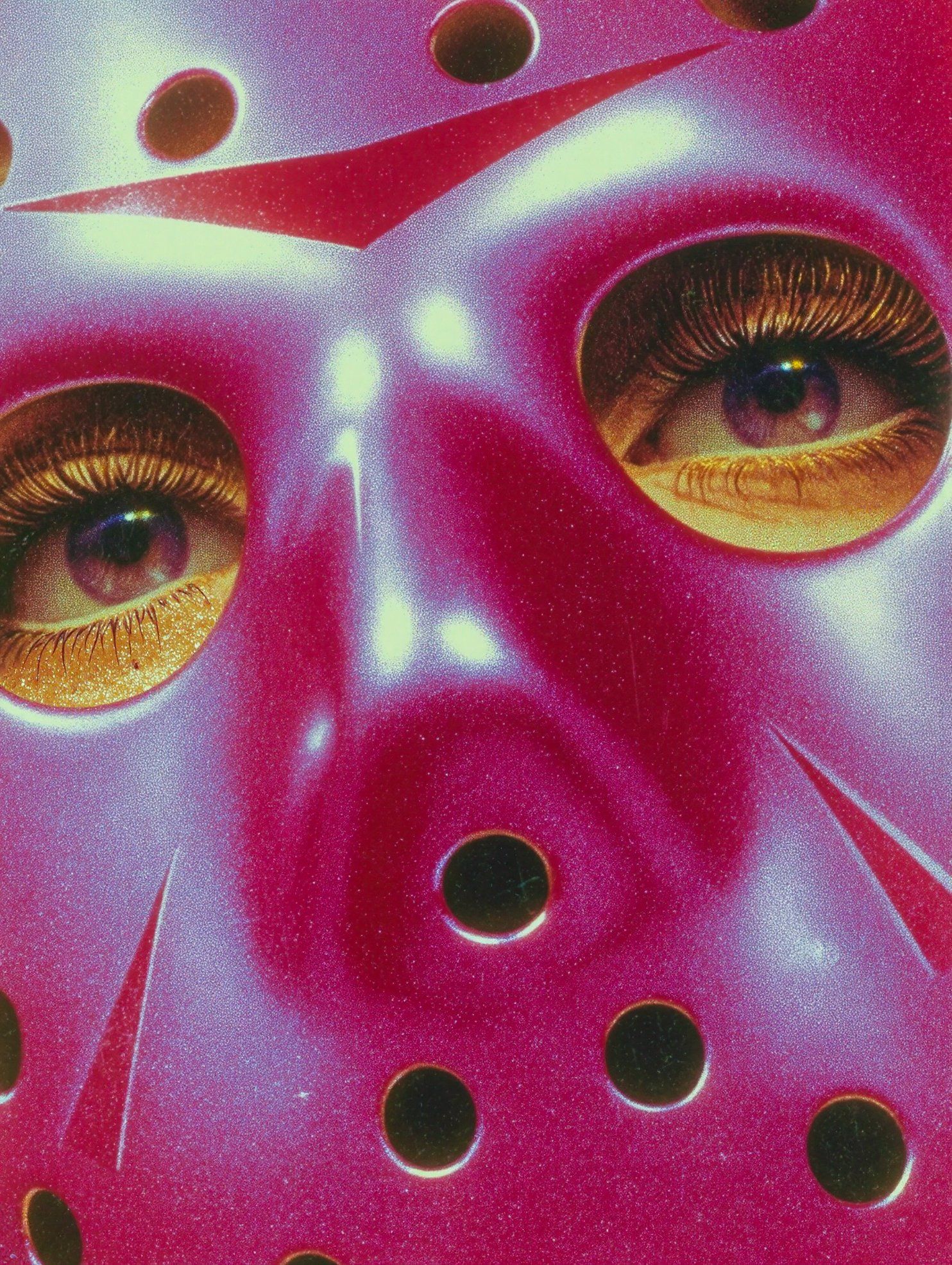 Pink Masked Eyes