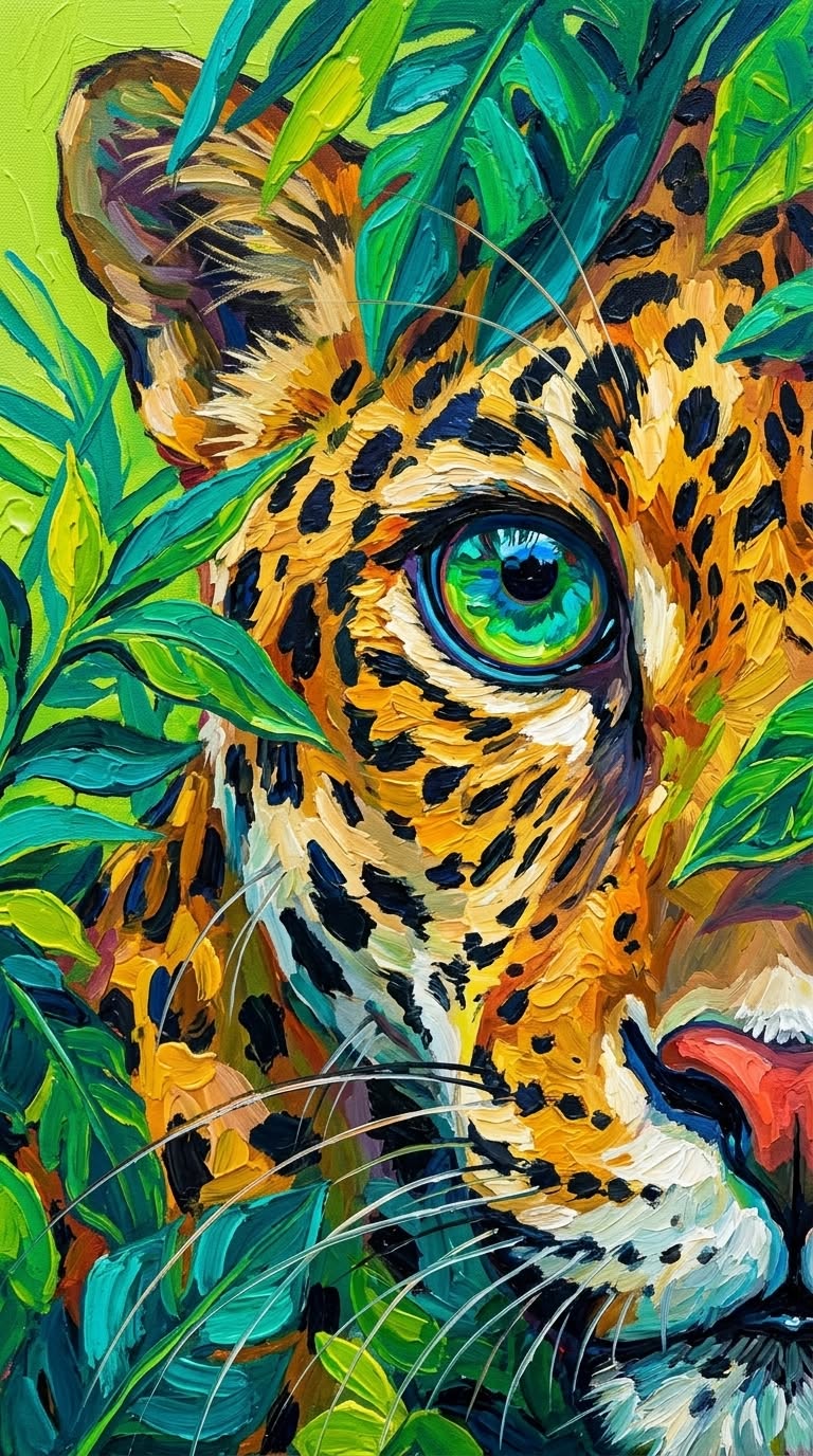 Colorful Leopard