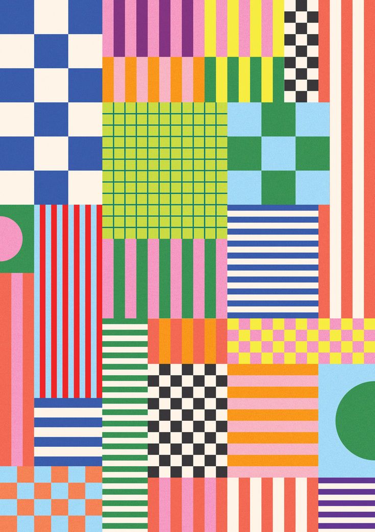 Colorful Patchwork Grid