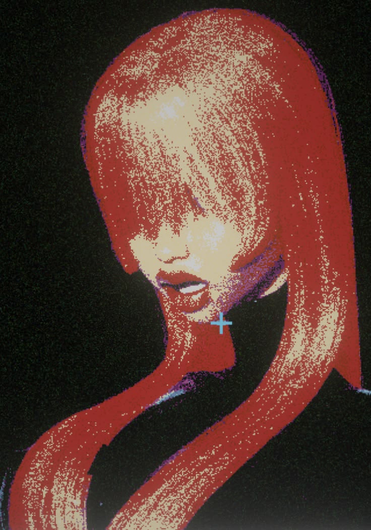 Red Pop Art Woman