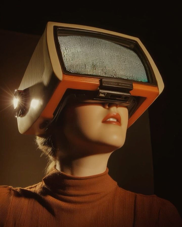 Futuristic VR Headset