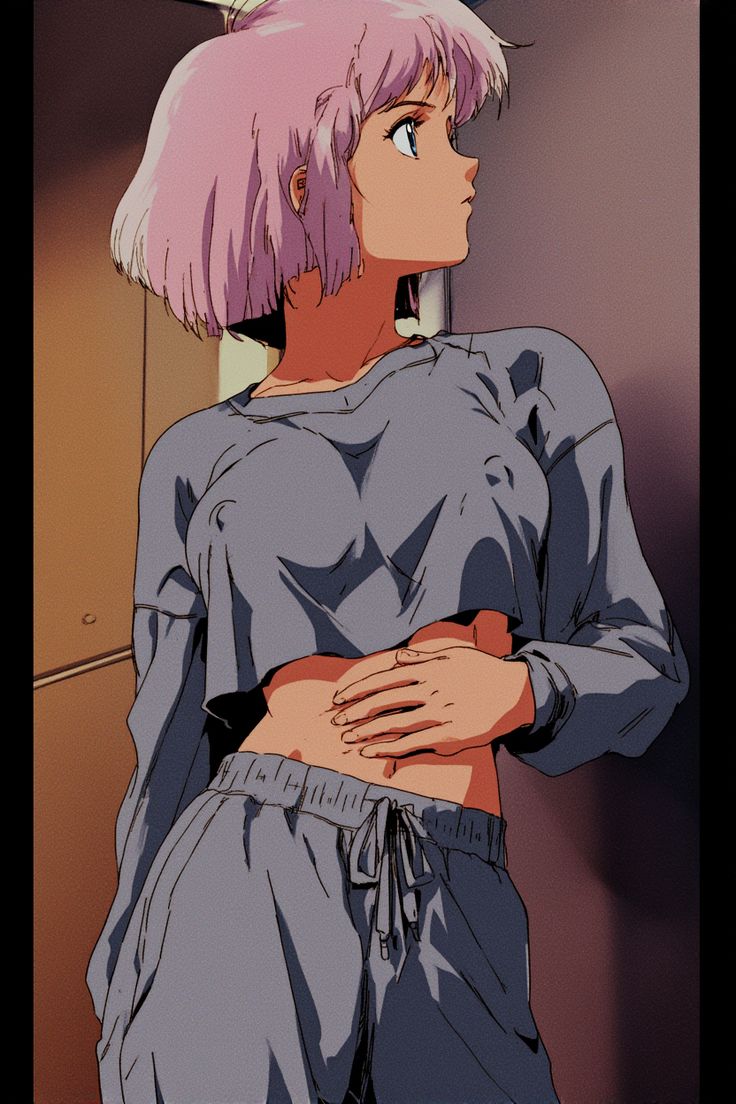 Anime Girl in Downblouse