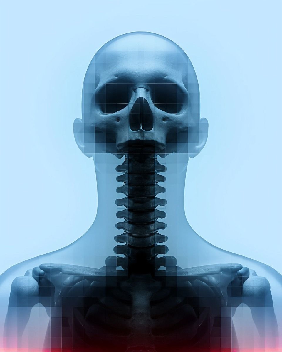 Radiant Human Skeleton