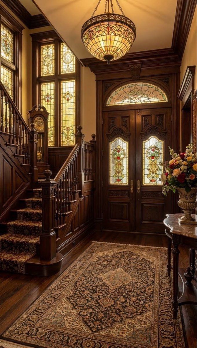 Elegant Victorian Entrance