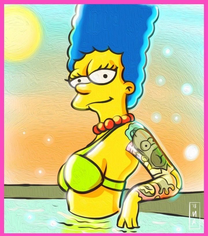 Marge Simpson in Bikini