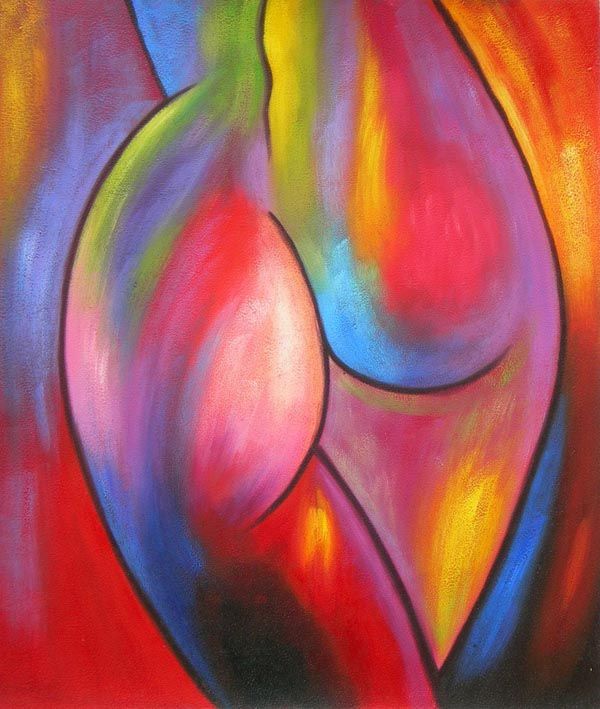 Abstract Figures in Vibrant Colors