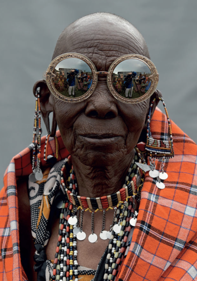 African Woman with Ornate Jewelry