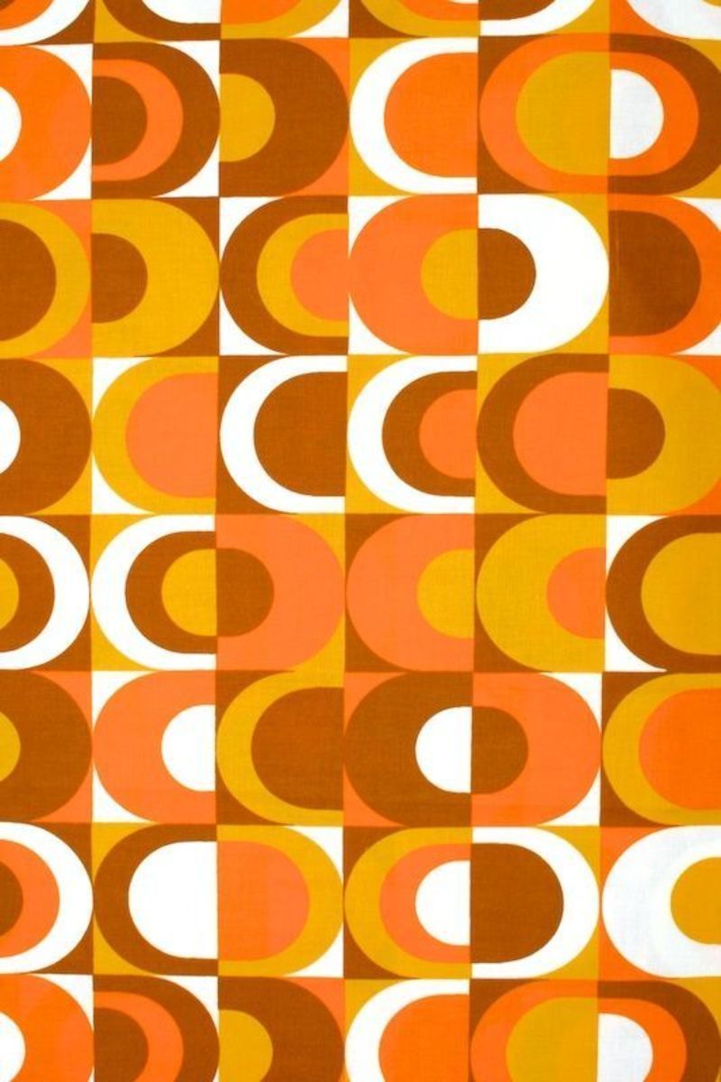 Abstract Geometric Pattern in Warm Tones