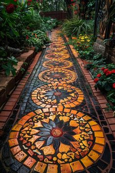 Mosaic Garden Path