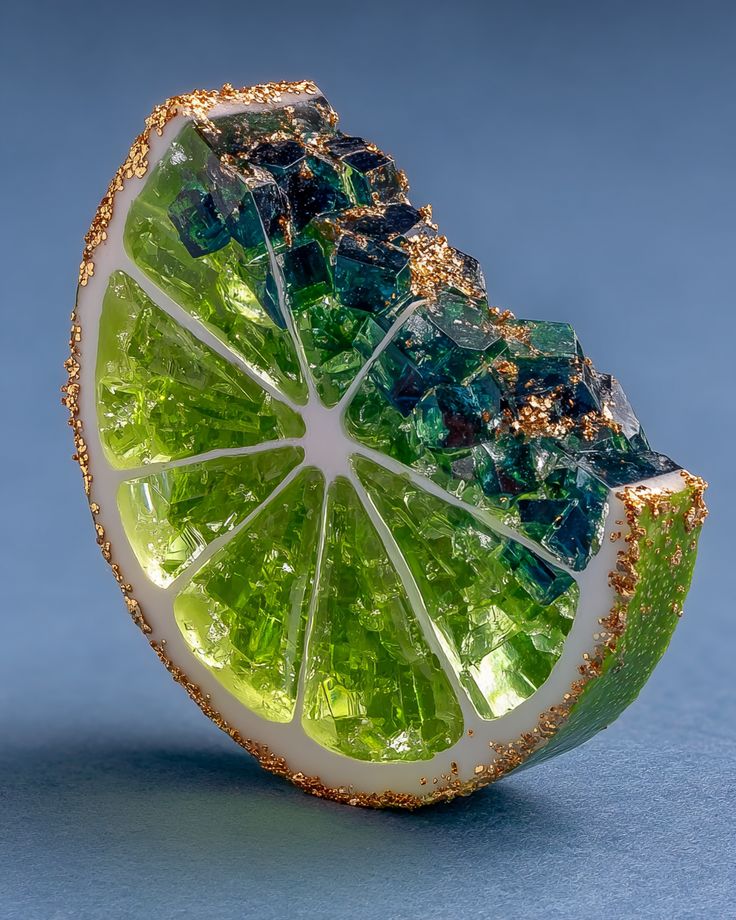 Crystal Lime Slice