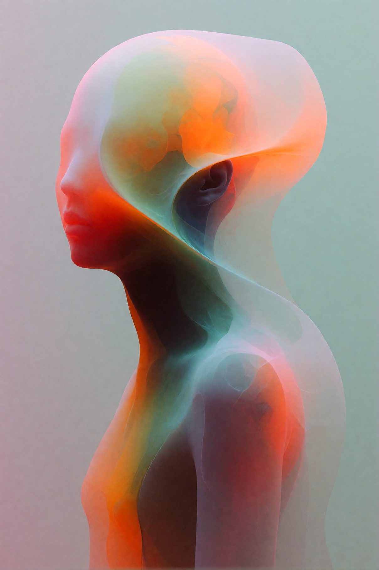 Translucent Female Torso