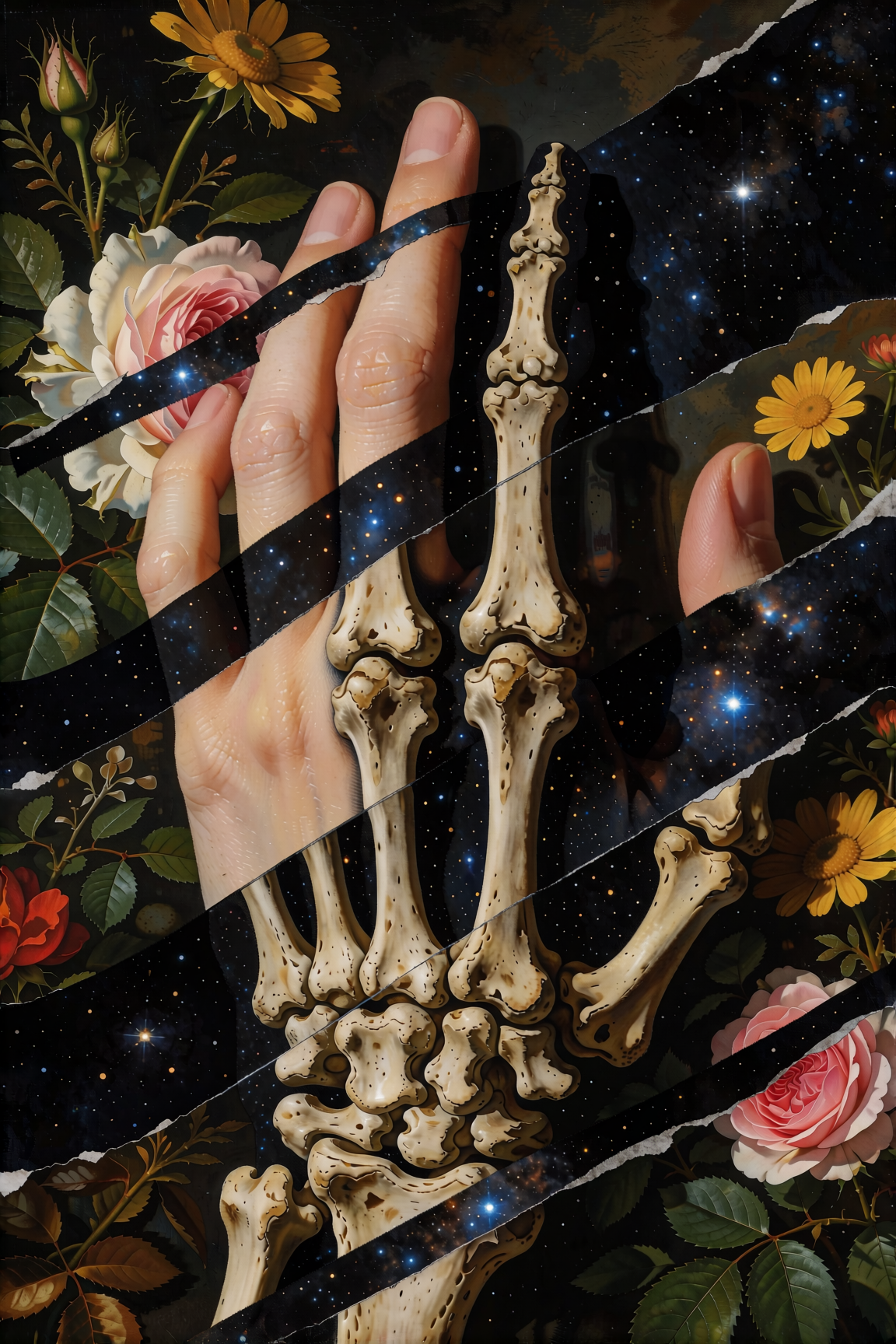 Galactic Bones and Flowers