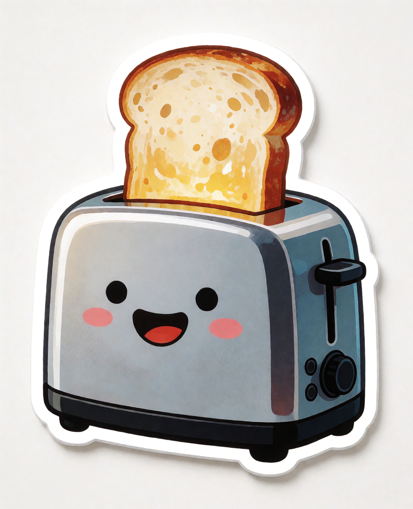 Toaster with Toast