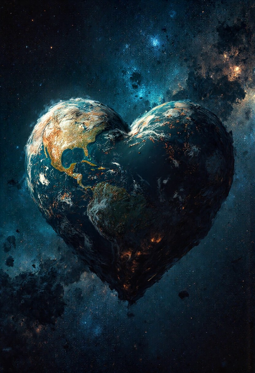 Heart-Shaped Earth