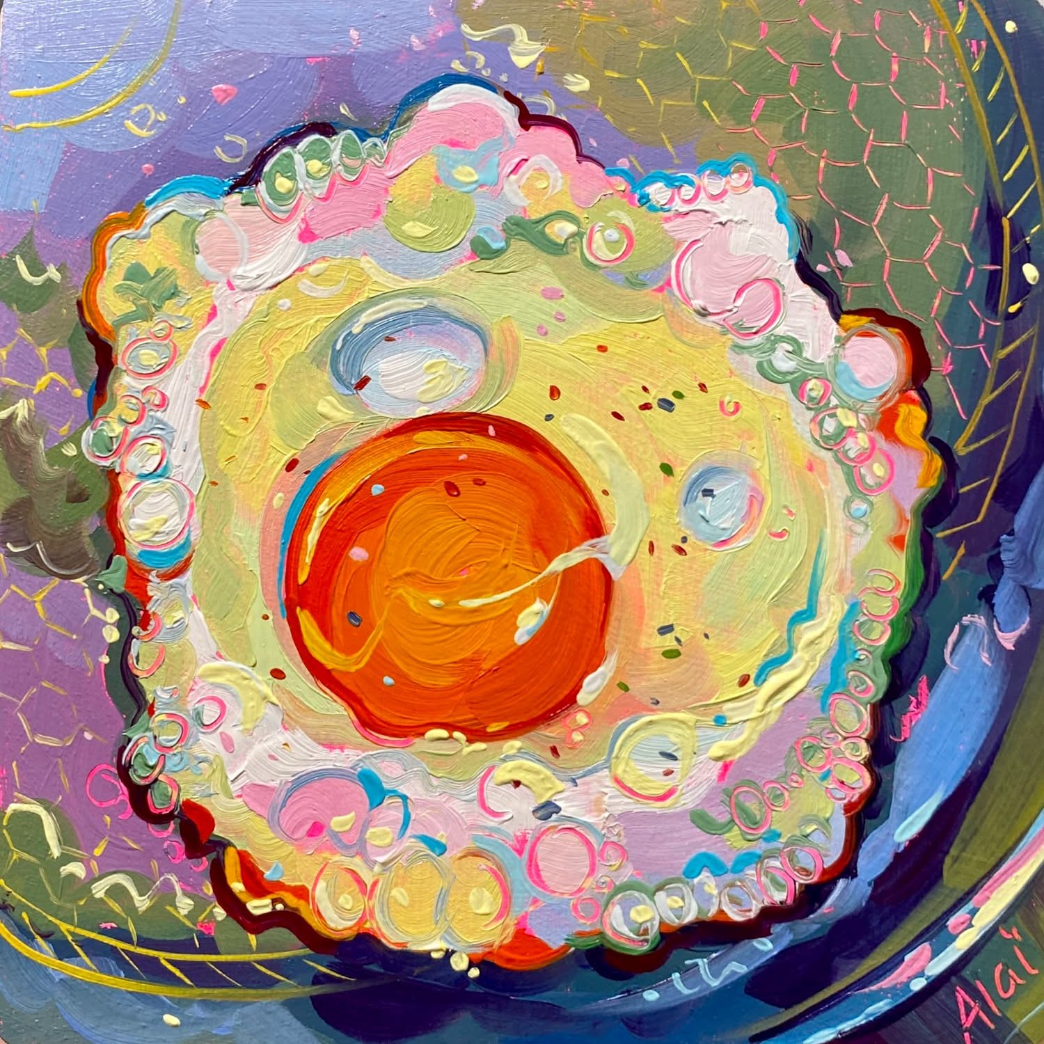 Alai Ganuza Abstract Expressionist Cell