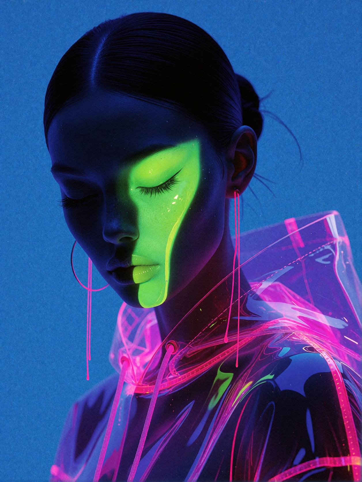 Neon Cyberpunk Portrait