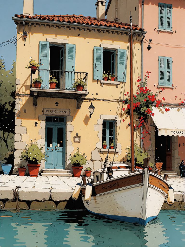 Cozy Mediterranean Fishing Village