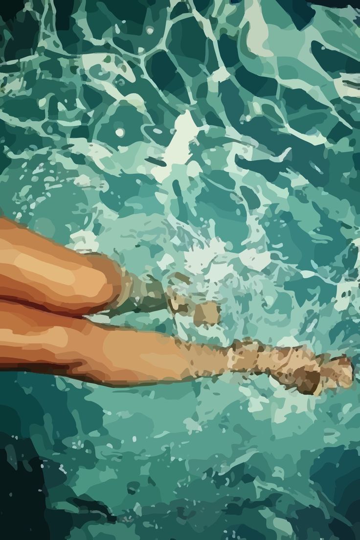 Swimmer's Leg in Water