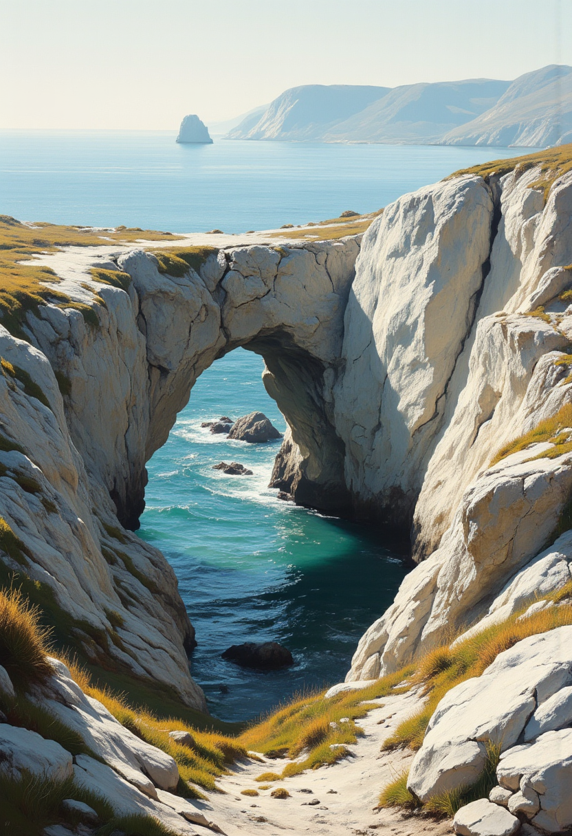 Natural Archway by the Sea