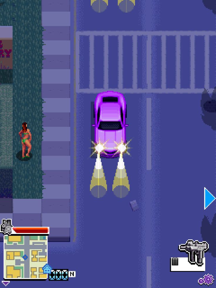 Purple Car with Veins