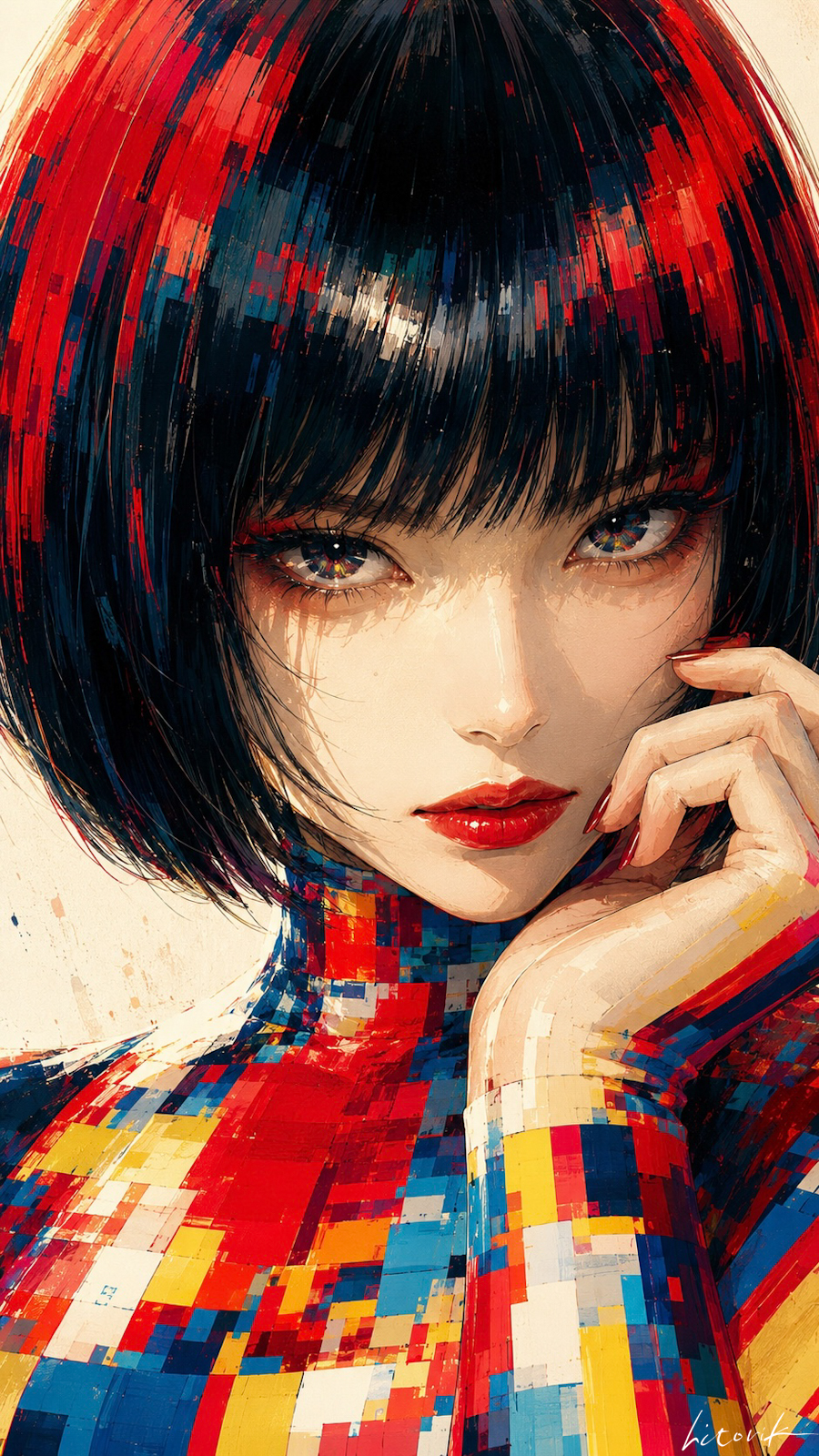 Pixelated Beauty
