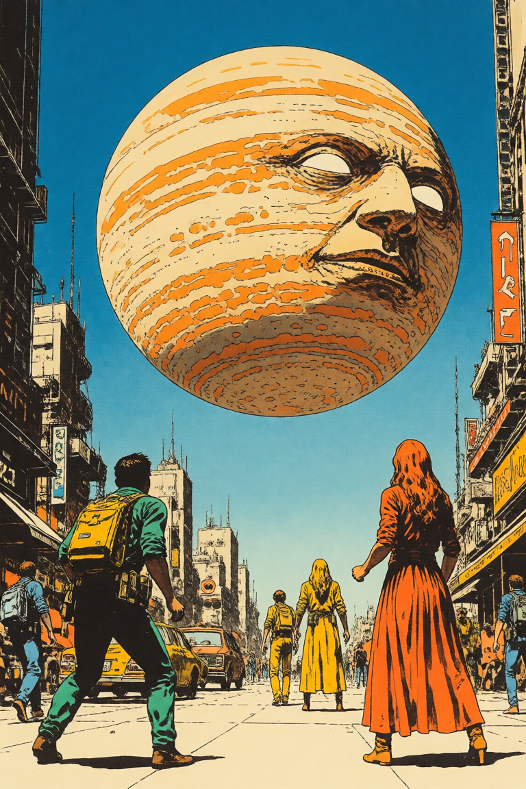 Giant Face Invasion