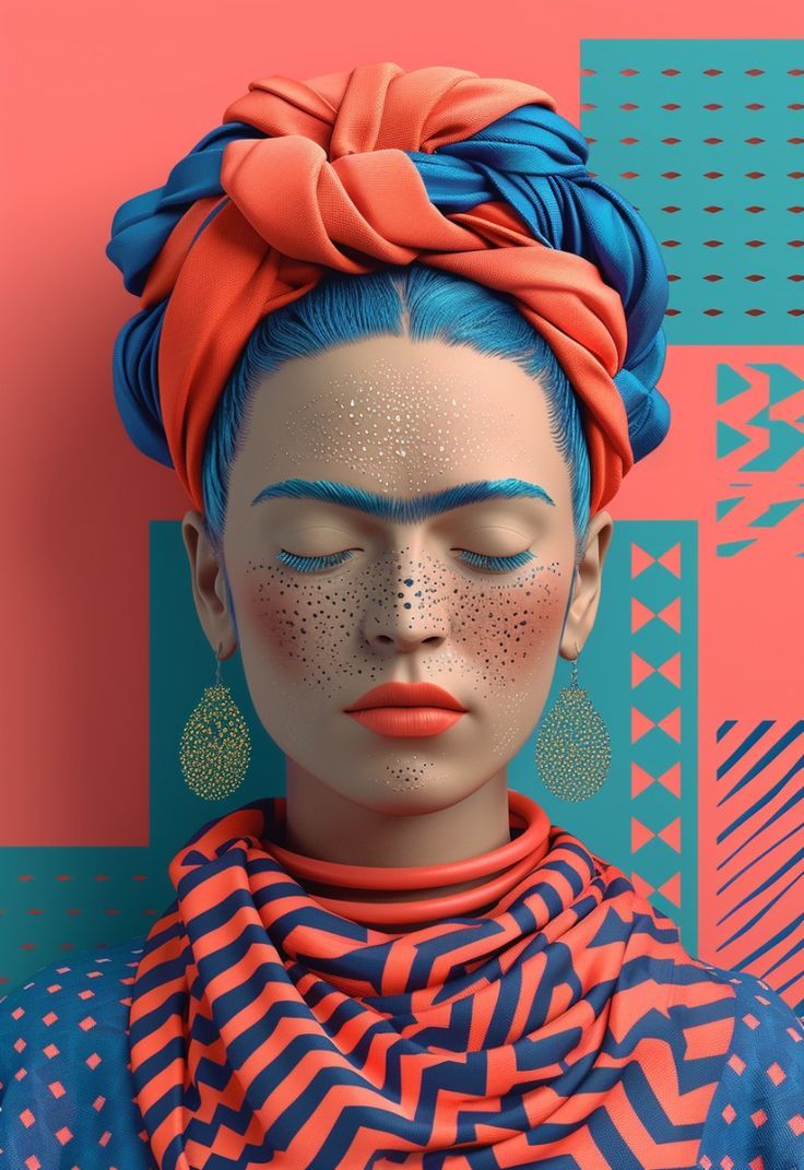 Colorful Abstract Portrait