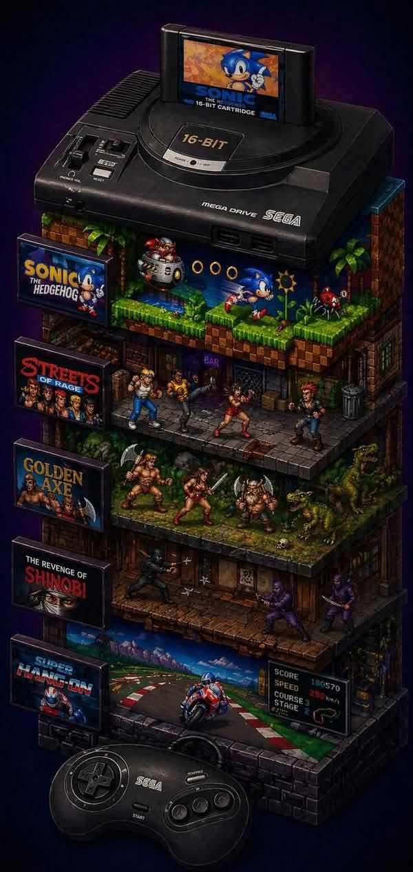 Sega Genesis Classics Tower