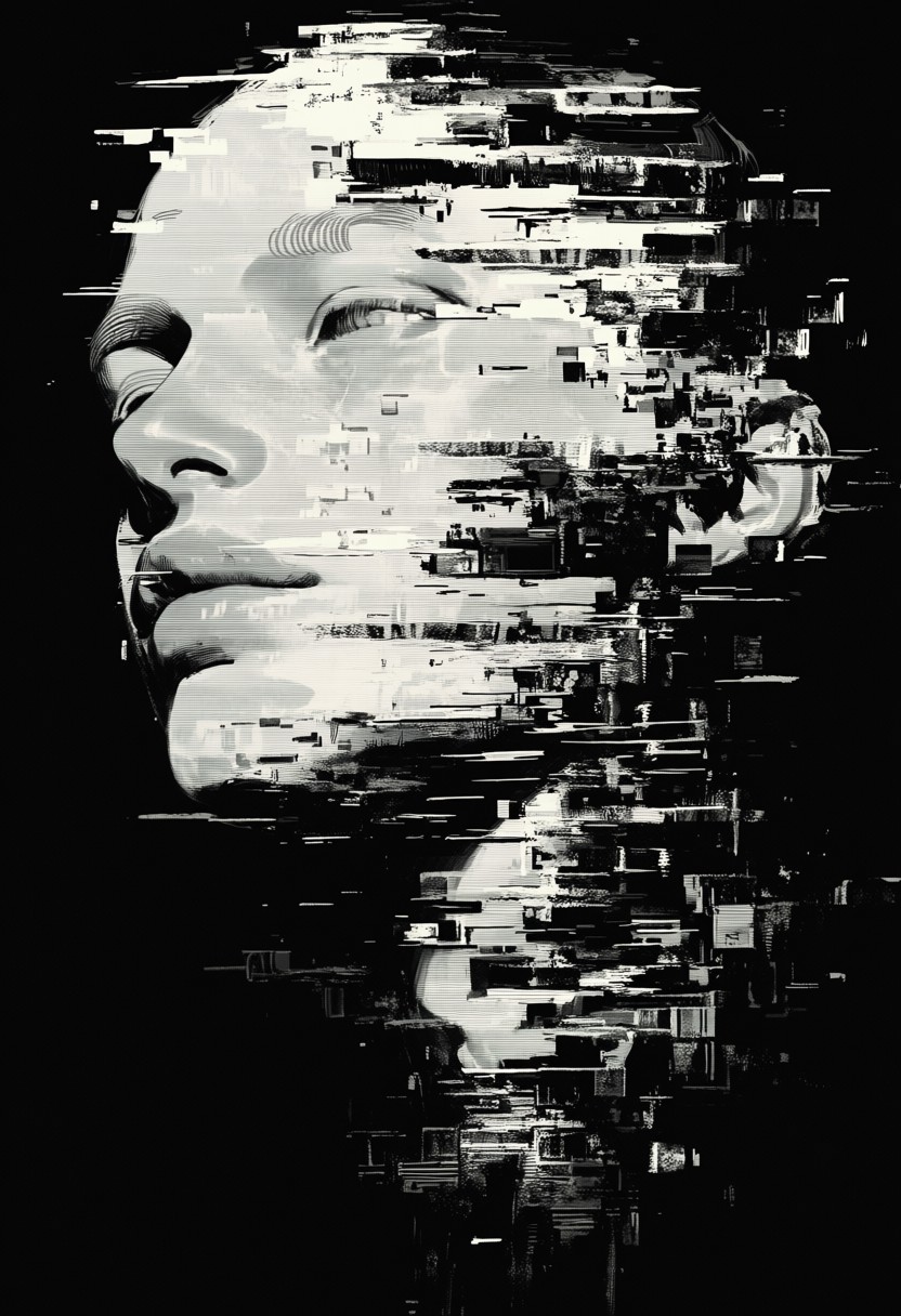 Glitch Art Portrait